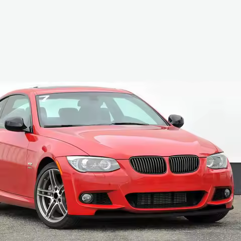 Front Bumper Spoiler Lip For BMW 3-SERIES E92 E93 328i 335i M-SPORT 2006-2013 Lower Splitter Lips Bl