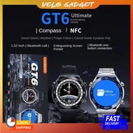 LAXASFIT GT6 Smart Watch 1.52" HD Screen Heart Rate Monitor Bluetooth Call Multi Sport Function Smar