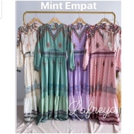 DRESS - READY IMPORT CREAM LFY BKK LILAC &amp;