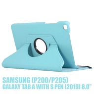 ACT เคส  Samsung Galaxy Tab A With S Pen (LTE) 8.0  / Samsung Galaxy Tab A With S Pen (Wi-Fi) 8.0  / Samsung Galaxy Tab A Plus (2019) / SM-P200 / SM-P205 / ซัมซุง กาแลคซี่ แท็บ เอ พลัส ขนาดจอ 8.0 นื้ว รุ่น Rotate Series ชนิด หมุนได้ กันกระแทก  แบบนิ่ม TPU