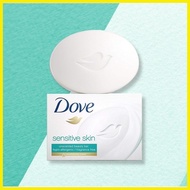 ♞,♘DOVE SENSITIVE SKIN BAR SOAP (6 BARS) - #1 dermatologist recommended