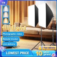 Lampu Studio Light Photography Softbox Lighting Kits Professional Soft Box With Bulb E27 For Photo S