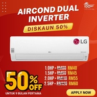 Aircond Dual Inverter LG