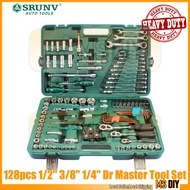 SRUNV TOOL SET / Dr. Master Tool Set 128pcs 1/2'' x 3/8'' x 1/4'' / SRUNV TOOLS 128 pcs