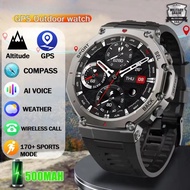 2025 NEW Outdoor Rugged Military Built-in Dual Frequency GPS Smart Watch Swimming Waterproof Extreme