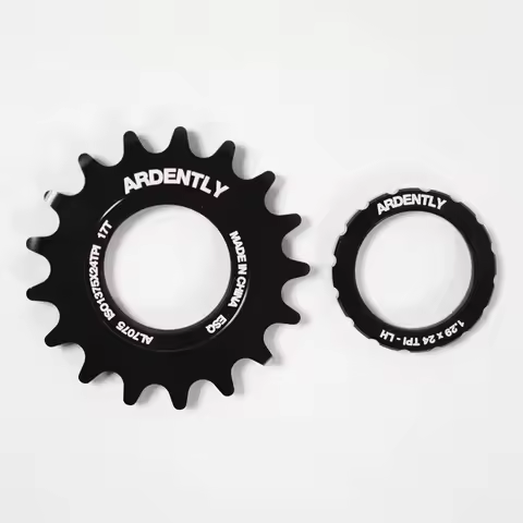 Ardently 13/14/15/16/17/18/19/20T Fixed Gear Bicycle Black Wheel Cogs Strengthen Sprocket & Lockring