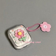 Cute Flower decoration Airpods Case For AirPods 1st/2nd Generation Earphone Cover Airpods pro Protective Case Airpods 3rd Generation Soft TPU Case