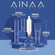 🔥ORIGINAL AINAA BEAUTY BY SYAFIQAH AINA SERUM / CLEANSER / SUNSCREEN / SCRUB / MOISTURIZER / AINAA S