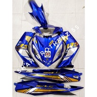COVERSET LC 135 LC V1 BIRU CHROME SILVER CHROME CUSTOM 3D SE🔥