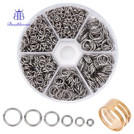 1set Stainless Steel Open Small Jump Rings For Jewelry Making Diameter 4/5/6/8/9/10mm Wire 18 Gauge(