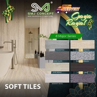 SMJ CONCEPT® Soft Flexible Tiles (LARGE) | Versatile Wall Panels For Indoor & Outdoor Spaces