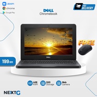 Dell Chromebook 3180 Renewed Business Laptop | Intel Celeron N3060 Dual Core CPU | 4GB DDR3 RAM | 16GB SATA HDD |11.6 inch Display | CHROME OS