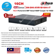 Dahua 16CH 5MP Full HD CCTV DVR DH-XVR1B16H-I/T – Supports P2P Remote View, 2-Way Audio, TVI CVI AHD