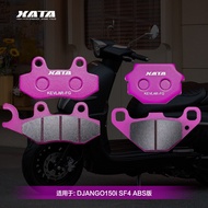 ชิ้นส่วนเบรกเซอร์เซียค XATA สำหรับ Peugeot Django DJANGO150i SF4 SBC ABS QP150T-G แผ่นเบรกเซอร์เซียค