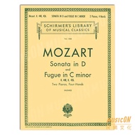 MOZART SONATA K448 D Major C Small Tone Fuge Double Piano