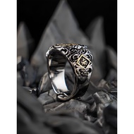 Painting Bad People in the Rivers Lake Season 7 Anime Merchandise Theme Ring Fashion Retro Niche Uni