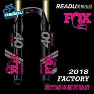 "stock}. 2018 fox40 Mountain Bike Front Fork Sticker New Style Downhill fox 40 Front Fork Sticker