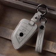 Car key cover for BMW X3 x1 x4 X6 G20 318i G31 540i 320 220I Handmade genuine leather protective cas
