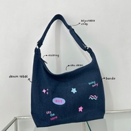 Seventeen Denim Tote Bag