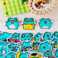 ❤ BugCat Capoo Q-1 Mini Diary Manual Stickers ❤ 48Pcs/Set DIY Album Decor Decals Stickers
