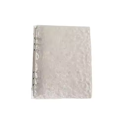 Acrylic Photo Album Loose-leaf A5/A7/A8 Photocard Holder Water Ripple Design Pictures Storage Bookle