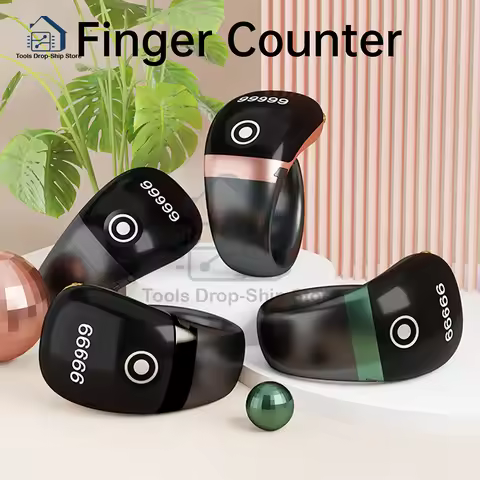 S7/S8pro 0~9999 Ring Counter Type C Charging Finger Press Ring multi-Channel Counter Inter Changeabl