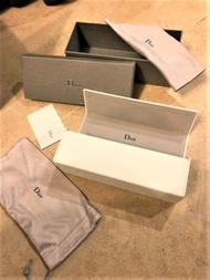 Dior 白色菱格紋硬盒 眼鏡盒