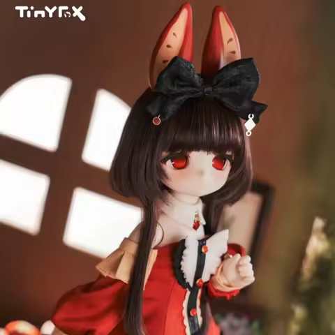 Presale Tinyfox 1/6 Bjd Mjd Linqin A Complete Set Of Articulated Action Figures With Makeup Apple Ra