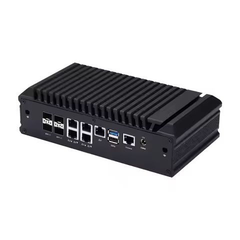 Free Shipping 4*10G SFP+/4*2.5G SFP/5*I226 LAN B3 Soft Router Industrial Fanless pfSense PVE Firewal