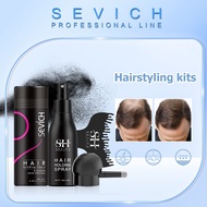 SEVICH Hair Building Fiber with Hair Spray 10 Colors Hair Fiber Applicator (25 g)