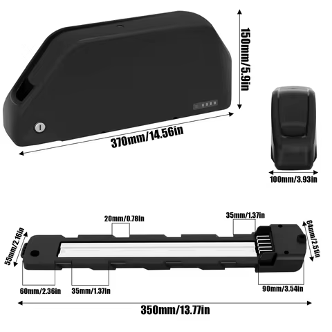 MAX 70pcs 21700 Cells Polly Battery Case 36V 48V 52V EBike Battery Box Ebike Downtube Case with Batt