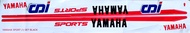 YAMAHA Y100 SPORTS STICKER 1 Y100SPORTS LAMA