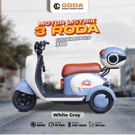 Goda sepeda listrik roda3 golden Apollo 200 dinamo 650w aki 48v12ah 50km
