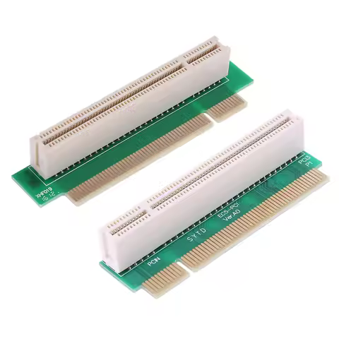 PCI Male to Female 32Bit 90 Degree Right Angle Riser Extension Card Adapter