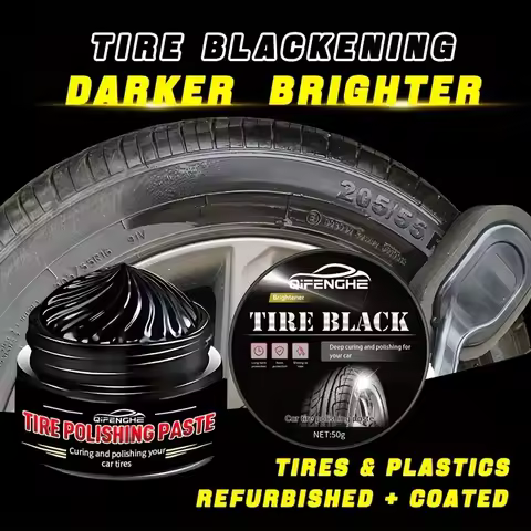 Tire Coating Wax Car Tire Retreading And Film Plating Cream Shiny Paste For Rubber Parts Waterproof 