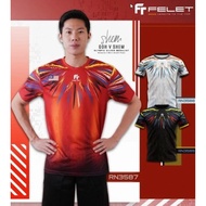 Felet Goh V Shem 3585 Malaysia Badminton Jersey / Sports Tournament Uniform Badminton T-shirt