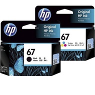 HP 67 HP67 HP-67 Black and Color Ink Cartridge For HP Envy 6020 / HP PRO 6420 Inkjet Printer