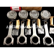 SET COMBO MITSUBISHI 4G63T EVO123 TOYOTA 2JZ PISTON & CARRILLO H-BEAM CONROD