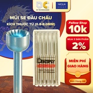 Set of 6 Drill Bits, Genuine Super Q Tungsten Steel Alloy Engraving Cutting Bits (0.8-8.0mm)