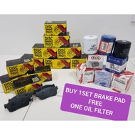 TOYOTA AE101 / 111 , AE80 / 82 , EE80 /90,AT150 BRAKE PAD FRONT PERFECT HAVE SIRIM APPOVE (FREE ONE 