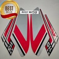 MERAH Striping Sticker polet motorcycle yamaha rx s rxs special 1997 97 black special red trim Stick