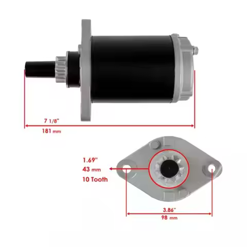 Motorcycle 12V ATV starter motorfor Tecumseh Motor 36795 36264 Ohv135 Ohv14 112565 410-22016 STR-100