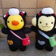 幸福咩咩.手作小舖-熊本熊雞.熊本熊豆猴娃娃