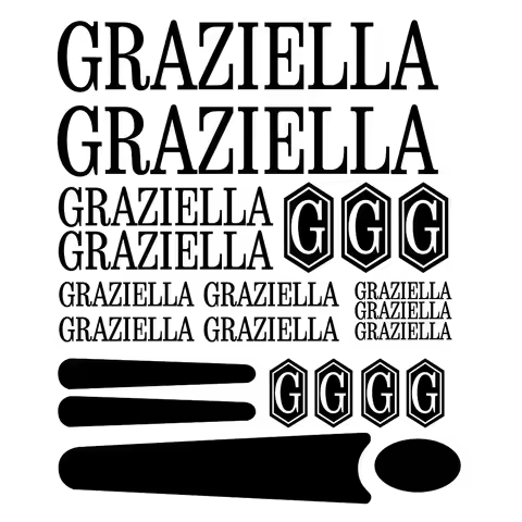 for GRAZIELLA kit stickers compatible bike stickers bike mtb
