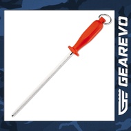 Giesser 10 inch Honing Rod with Red Handle (Made in Germany)