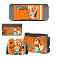 全新One Piece Nami Nintendo Switch保護貼 有趣貼紙 包主機2面+2個手掣) YSNS0691