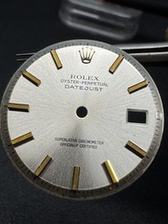 Rolex 勞力士 Datejust  原裝銀色面盤 金字釘 適合1601 1600  (1560, 1570 機芯)