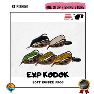 EXP Kodok Soft Rubber Frog Expert Snakehead Hunter Haruan/Toman Bunga/Bujuk Soft frog Katak Tiruan U