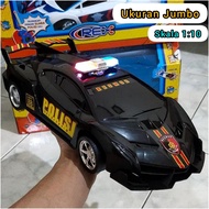 RC Car Police Remote Control Besar 1:10 - Mobil Remot Kontrol Polisi