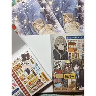 Sticker sheet anime shoujo shounen manga / sticker sheet juminocore Japanese anime sticker sheet